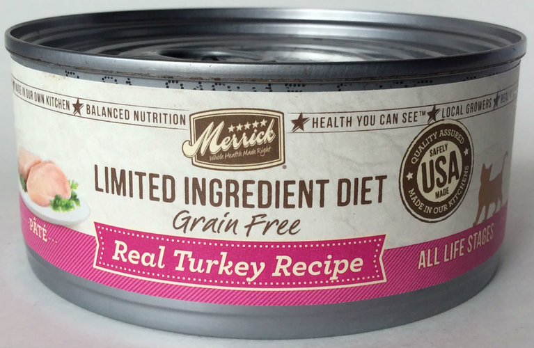 Merrick Merrick Limited Ingredient Diet Grain-Free Real Turkey Pate Canned Cat Food