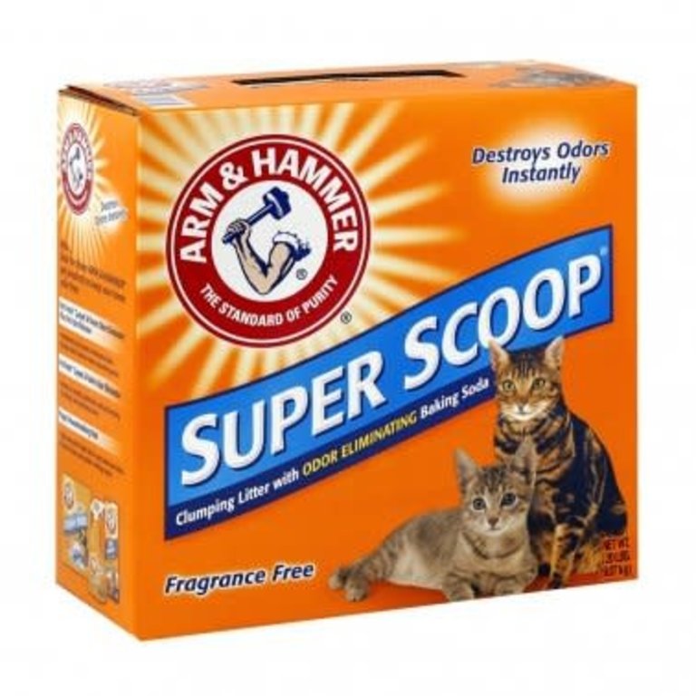 Arm & Hammer Arm & Hammer Super Scoop Fragrance-Free Clumping Litter, 26.3lb