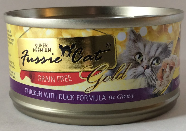 Fussie Cat Fussie Cat Super Premium Chicken with Duck Formula in Gravy Grain-Free Canned Cat Food 2.8oz