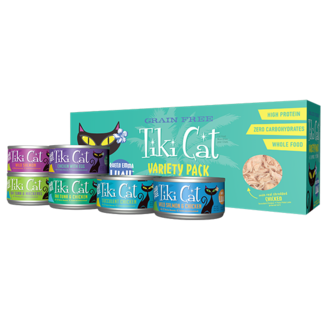Tiki Cat Tiki Cat Queen Emma Luau Variety 12-Pack Canned Cat Food, 2.8 oz