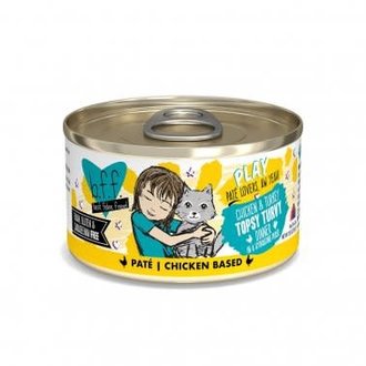 Weruva Weruva BFF PLAY, Topsy Turvy Chicken Turkey Pate Canned Cat Food, 2.8oz