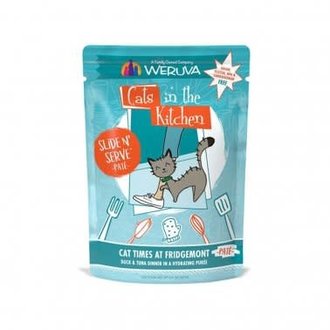 Weruva Weruva Cats in the Kitchen Slide N Serve Pate, Fridgemont Duck Tuna Dinner Cat Food 3 oz