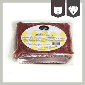 Love Your Pet Love Your Pet Raw Cat & Dog Chopped Elk Food 1 lb