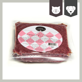 Love Your Pet Love Your Pet Raw Cat & Dog Chopped Venison Food 1 lb