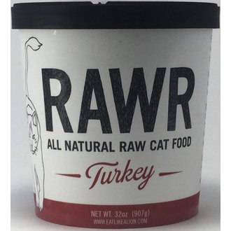 RAWR RAWR Turkey All Natural Raw Cat Food