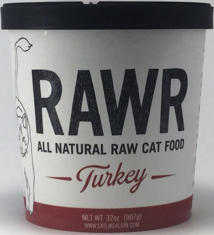 RAWR RAWR Turkey All Natural Raw Cat Food