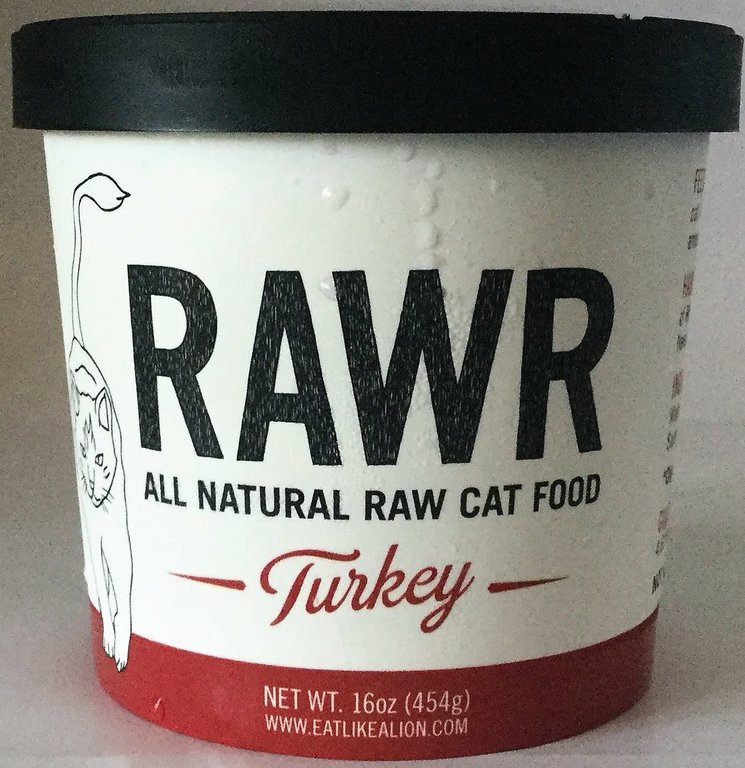 RAWR RAWR Turkey All Natural Raw Cat Food