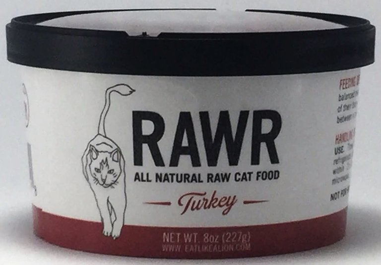 RAWR RAWR Turkey All Natural Raw Cat Food