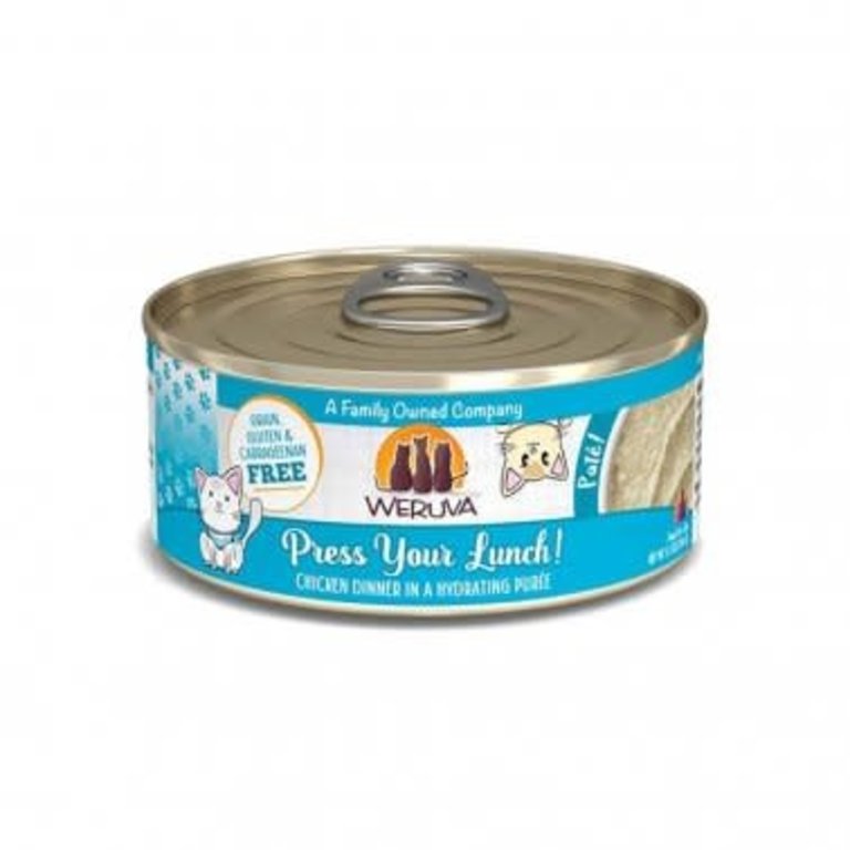 Weruva Weruva Pureed Press Your Lunch Chicken Pate Canned Food 5.5oz.