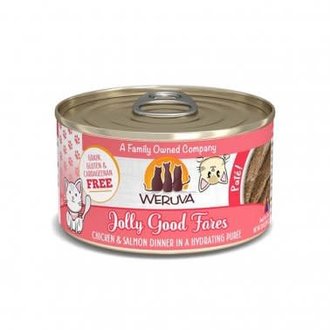 Weruva Weruva Pureed Jolly Good Fares Chicken and Salmon Pate Canned Cat Food 3 oz