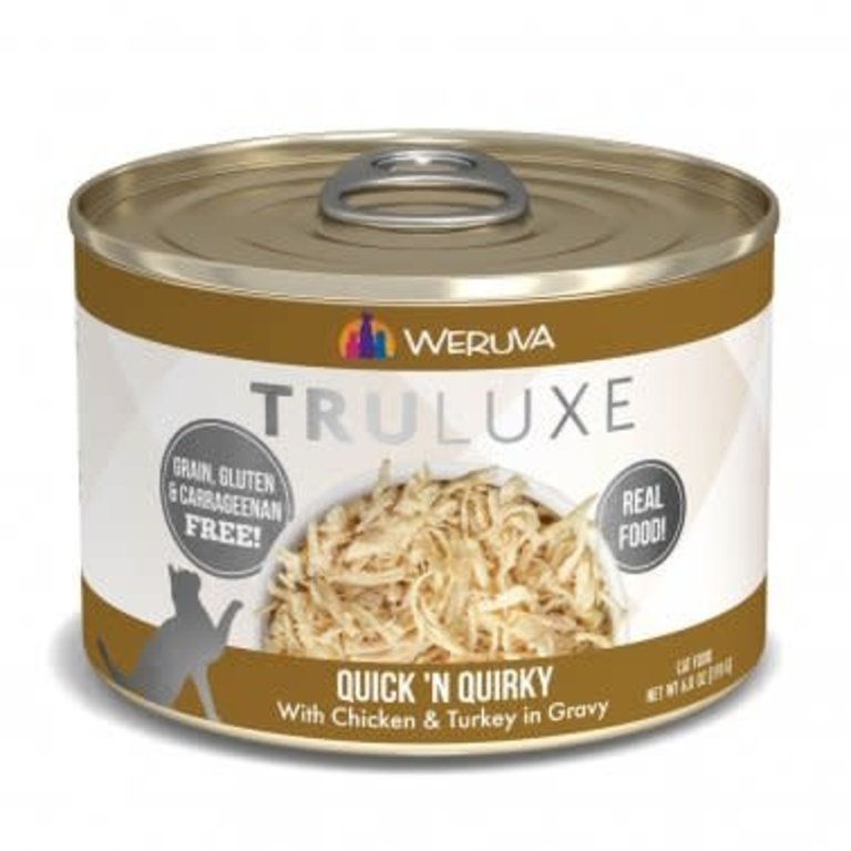 Weruva Weruva Truluxe Quick 'N Quirky Chicken & Turkey in Gravy Grain-Free Canned Cat Food