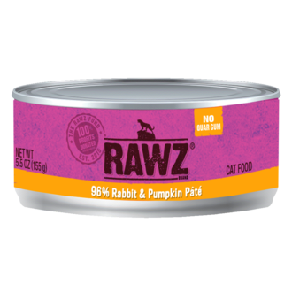 Rawz Rawz Rabbit and Pumpkin Pate Canned Food - 5.5oz