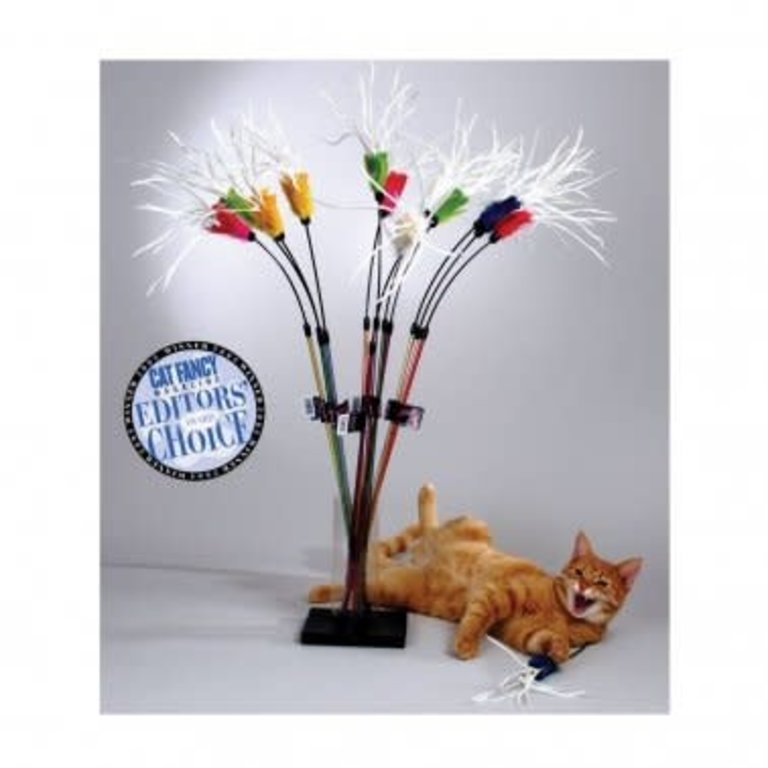 Vee VEE Purrfect Feather Bouncer Wand-Toy