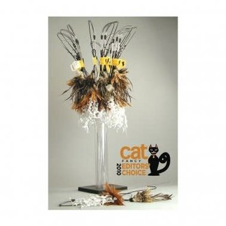 Vee VEE Purrfect Crunchy Feather Wand-Toy