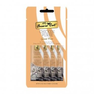 Fussie Cat Fussie Cat Puree Treat Chicken  4-pack 0.5 oz
