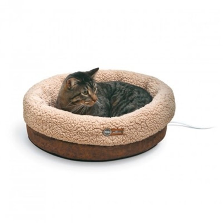 K&H Pet Products K&H Thermal Snuggle-Cup Bomber,  14"x18", chocolate