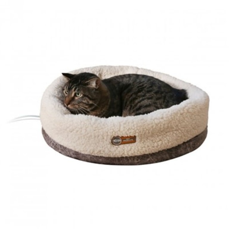 K&H Pet Products K&H Thermal Snuggle-Cup Bomber,  14"x18", grey