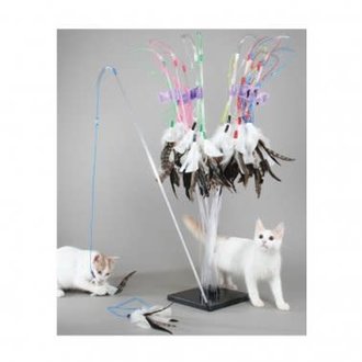 Vee VEE Purrfect Feather Wand-Toy