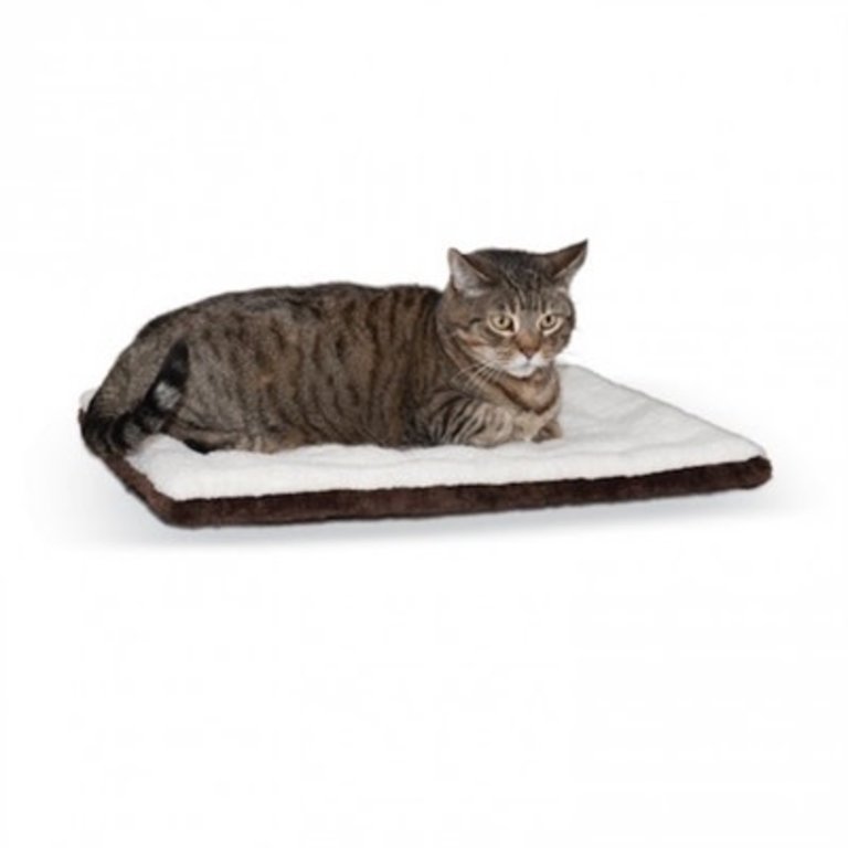 K&H Pet Products K&H Self-Warming Pet Pad,  21" x 17", Mocha/Oatmeal