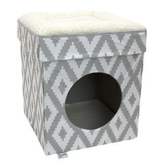 Kitty City Folding Cat Bed, 19.25" x  16.5" x  16.5"