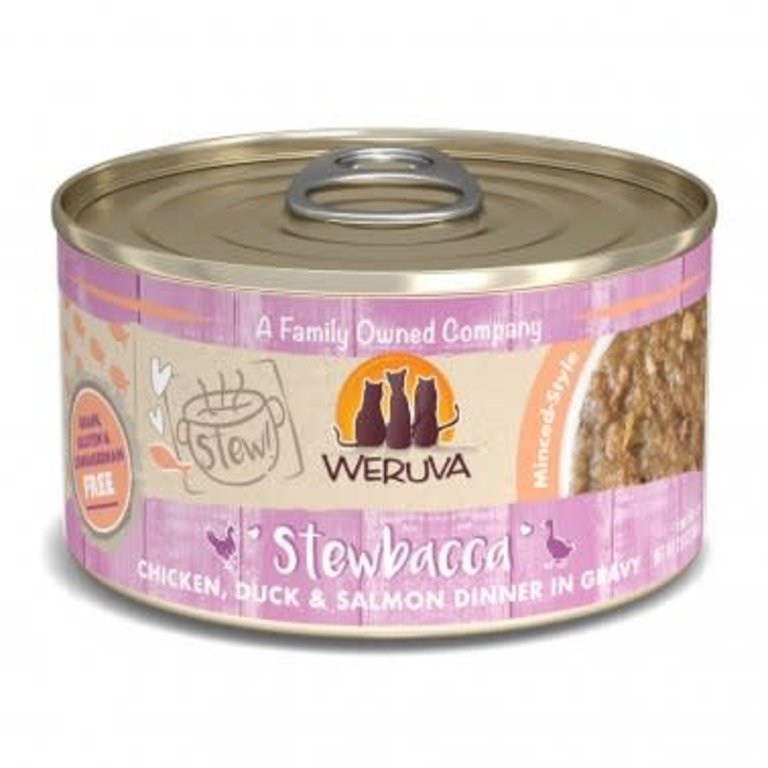 Weruva Weruva Stew Stewbacca - Chicken, Duck and Salmon Canned Food, 2.8oz