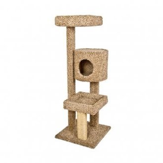 Ware Manufacturing Ware Kitty Condo with Lookout, 20.5"x21"x55"H Ware Manufacturing Ware Kitty Condo with Lookout, 20.5"x21"x55"H