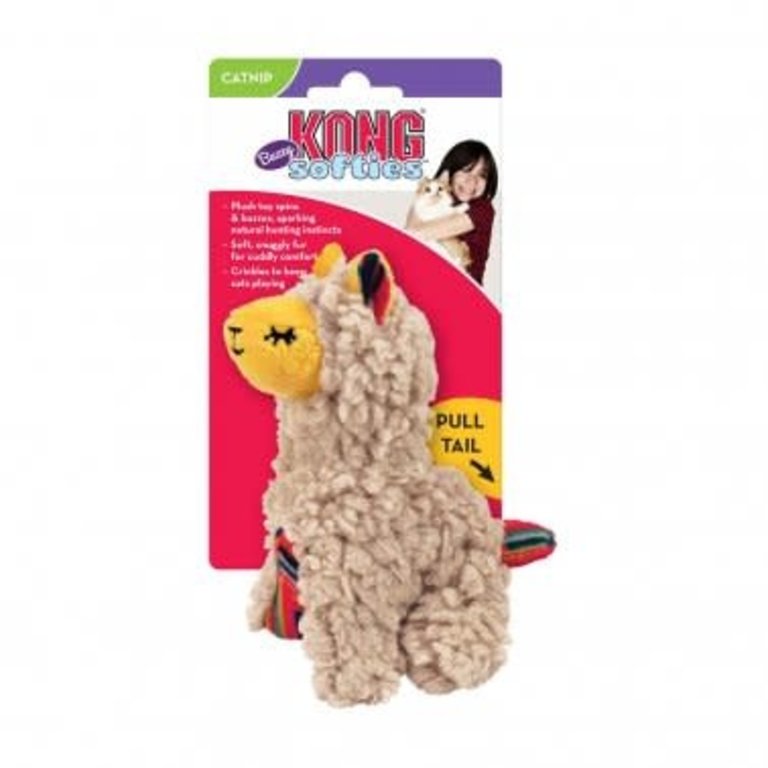 Kong Kong Softies Buzzy Llama cat toy