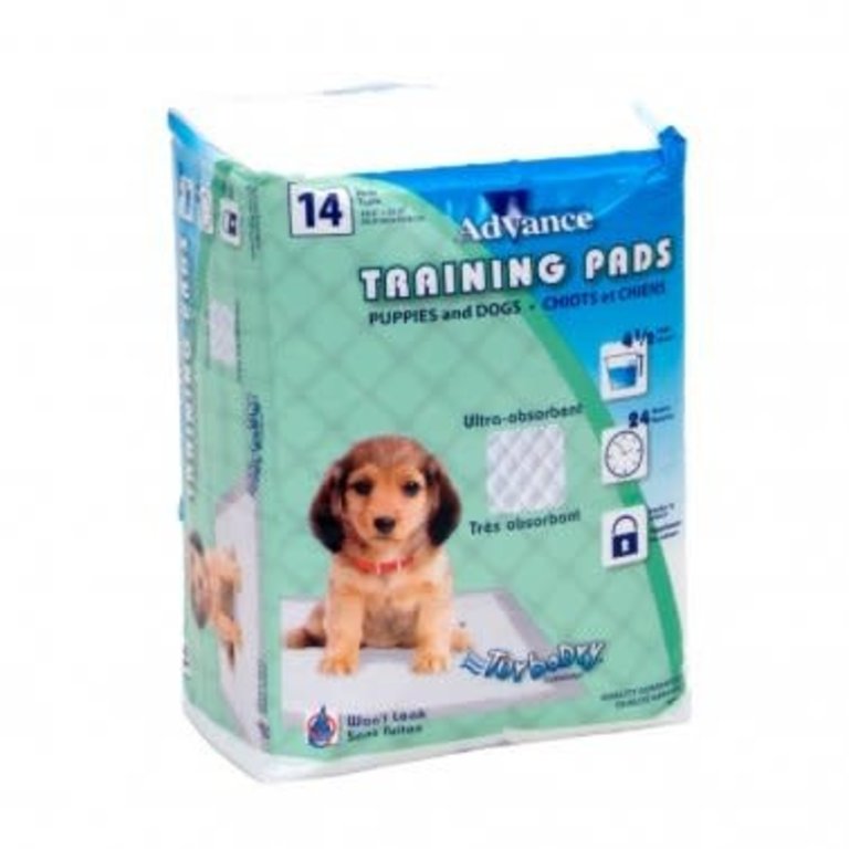 Advance Advance Training Pee Pads, 23.5" x 23.5", 14 Count