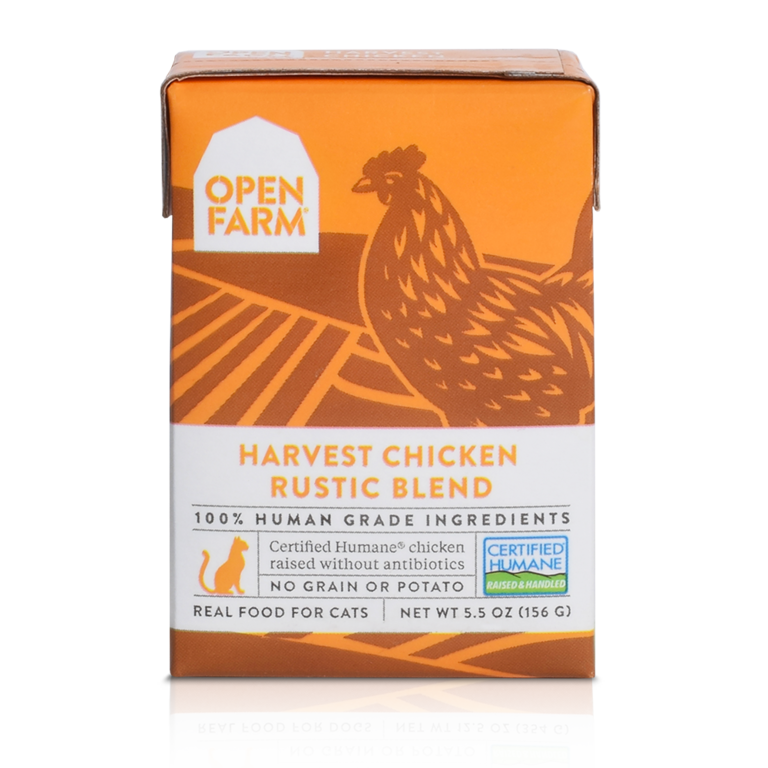 Open Farm Open Farm Harvest Chicken Blend Wet Cat Food 5.5oz Carton