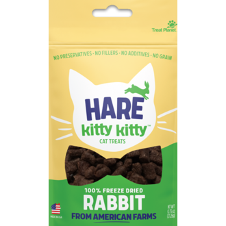 Vital Essentials Hare Kitty Kitty Freeze-Dried Cat Treats, Rabbit 0.9 oz