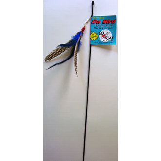 Go Cat Go Cat Da Bird  Feather  Wand toy