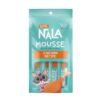 Love Nala Love Nala Chicken Mousse Cat Treat, 2oz 4-pack