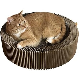 Travel Cat Accordion  Cat Travel Cardboard Bed and Scratcher Travel Cat Accordion  Cat Travel Cardboard Bed and Scratcher