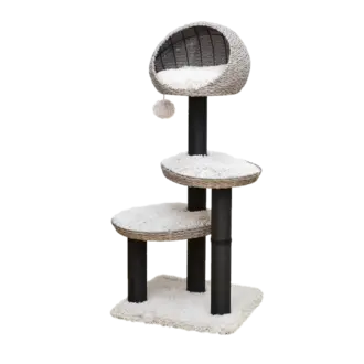PetPals Group Petpals Tundra Handwoven Natural Aesthetic Large Cat Tree