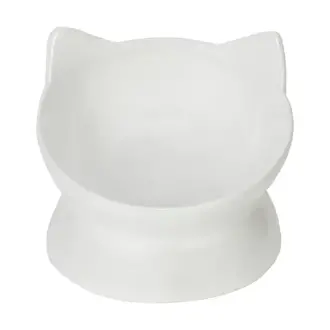 Park Life Designs Park Life Designs Oscar Tilt Cat Dish (White)
