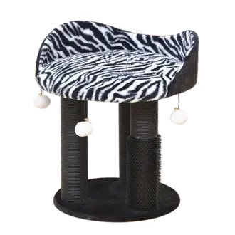 PetPals Group PetPals Zebra Perch Small Cat Tree