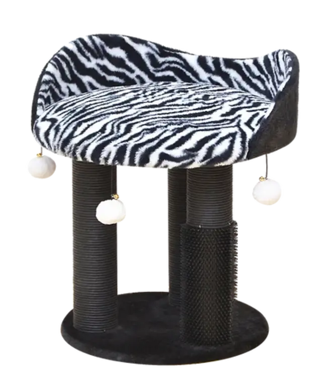 PetPals Group PetPals Zebra Perch Small Cat Tree