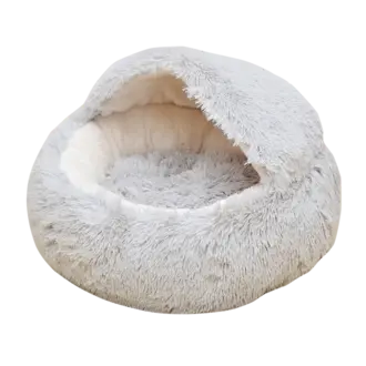PetPals Group PetPals Igloo Cat Bed - pearl gray