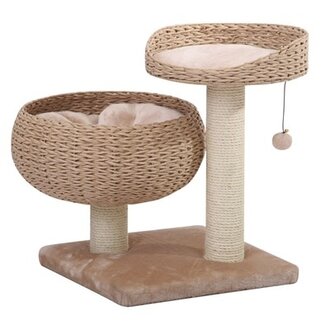 PetPals Group PetPals Cozy Handwoven Natural Eco-Friendly Medium Cat Tree