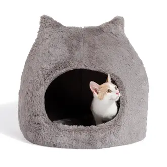 Best Friends by Sheri Best Friends by Sheri Meow Hut Fur - Medium Grey Best Friends by Sheri Best Friends by Sheri Meow Hut Fur - Medium Grey