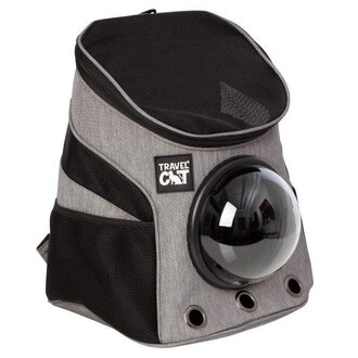 Travel Cat Fat Cat Mini Cat Backpack Bubble Cat Carrier - Heather