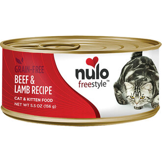 Nulo Nulo Freestyle Beef and Lamb Recipe GF Canned Cat and Kitten Food