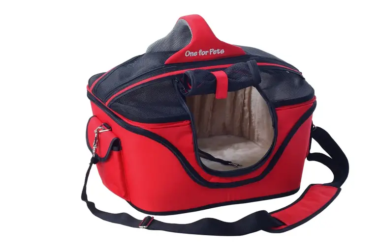 One For Pets Deluxe Cozy Pet Carrier - Large - Red