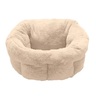 Fur Haven Fur Haven  Small  Hi-Lo Cuddler Pet Bed - gray