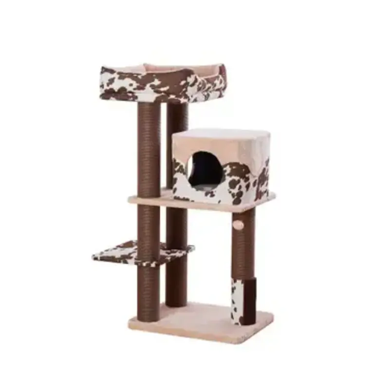 PetPals Group Petpals Cowboy Countryside Rustic Design Heavy-Duty Cat Tree
