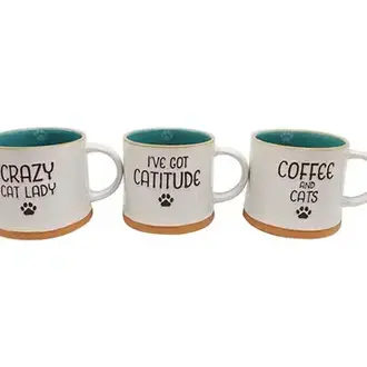 Blue Sky Clayworks Clyde Cat 21 oz. Mug