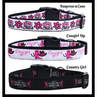 Mirage Nylon  Collar Cowgirl Cat Collar