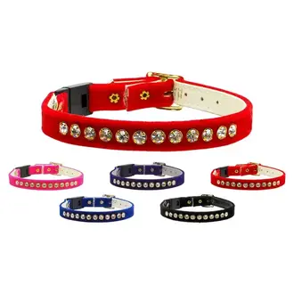 Mirage Velvet Breakaway Cat Collar - Black