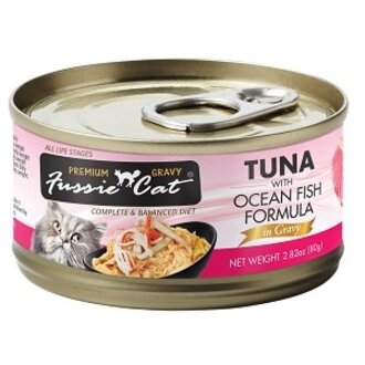 Fussie Cat Fussie Cat Premium Gravy Tuna w Ocean Fish Formula 2.8 oz. Can