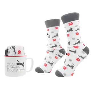 Pavilion My Cat - 18oz Mug and Crew Socks